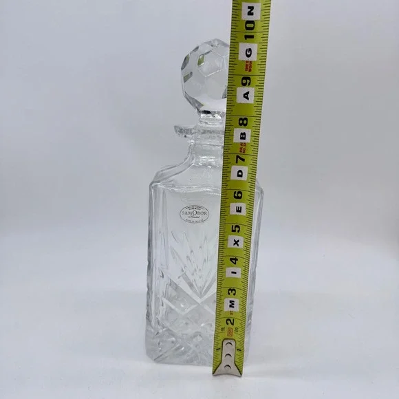 Royal Galler Samobor Crystal Decanter Stopper Heavy Lead Crystal Made Croatia - Picture 6 of 8